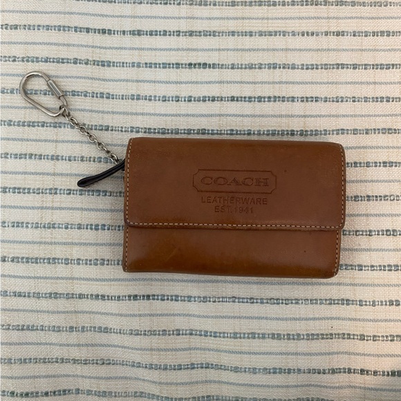 Brown coach wallet - Picture 1 of 4